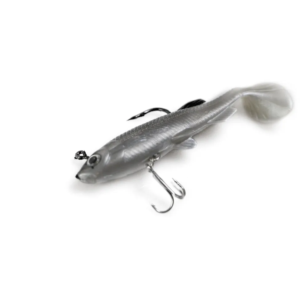 10 x Soft Plastic Vibe Freshwater Lures Mullet Flathead Jig Heads Cod Fishing
