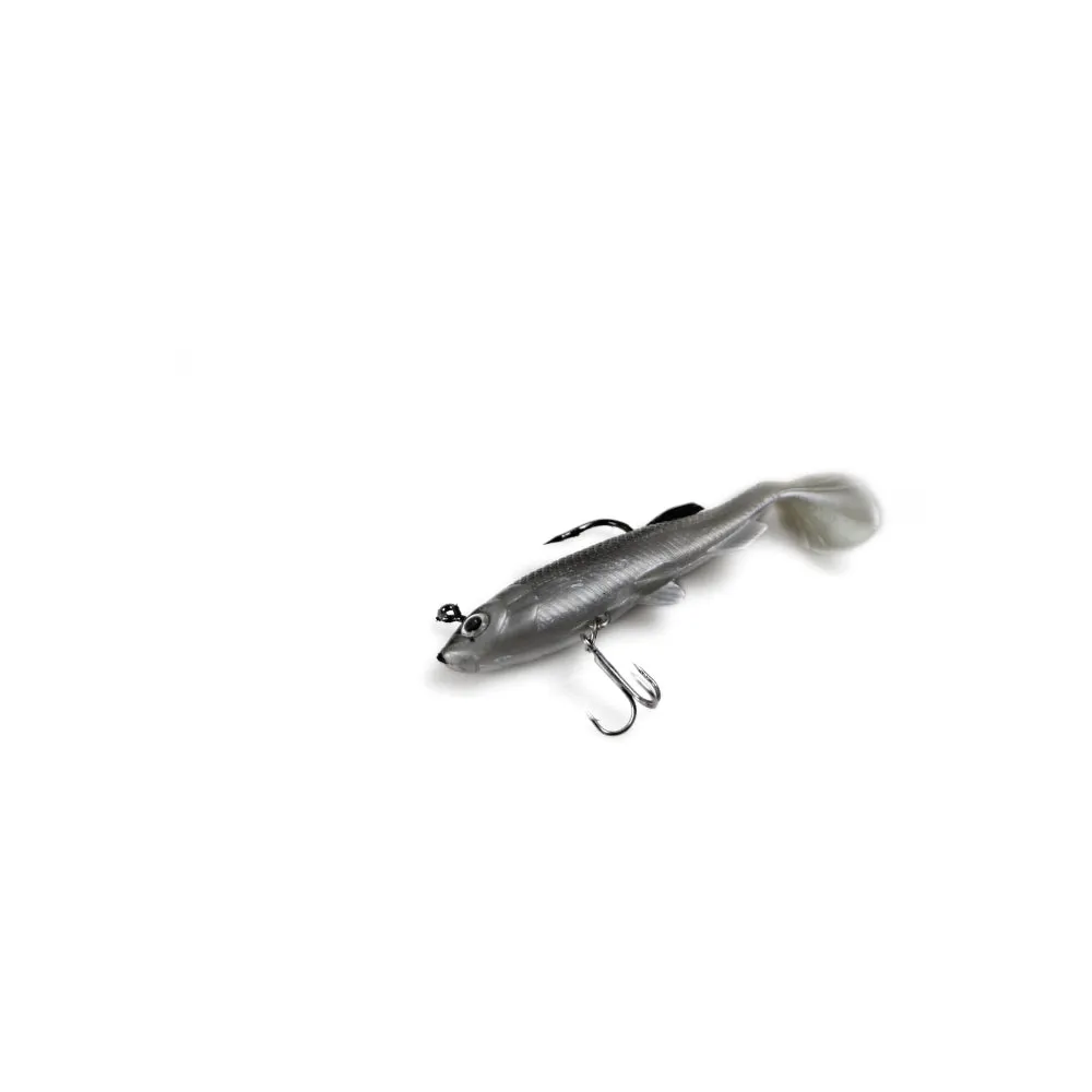 25 X Soft Plastic Vibe Freshwater Lures Mullet Flathead Jig Heads Cod Fishing