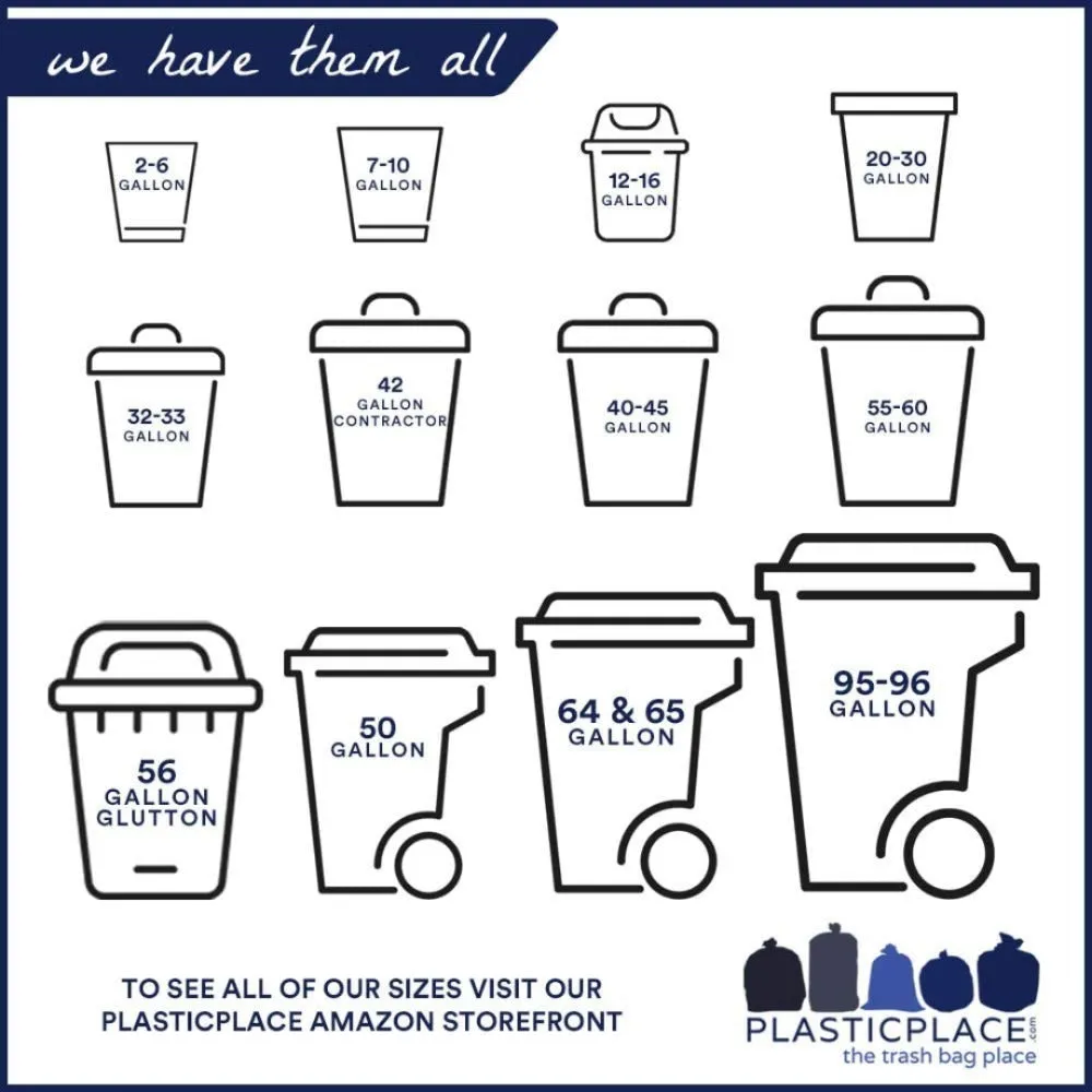 42 Gal Eco-friendly, 1.7 Mil Equiv - 1.7 Mil - 100/Case