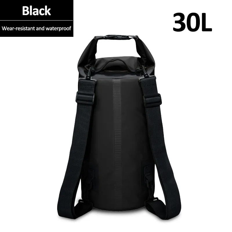 5L/15/30L Outdoor PVC Waterproof Dry Backpack Water Floating Bag Roll Top Sack