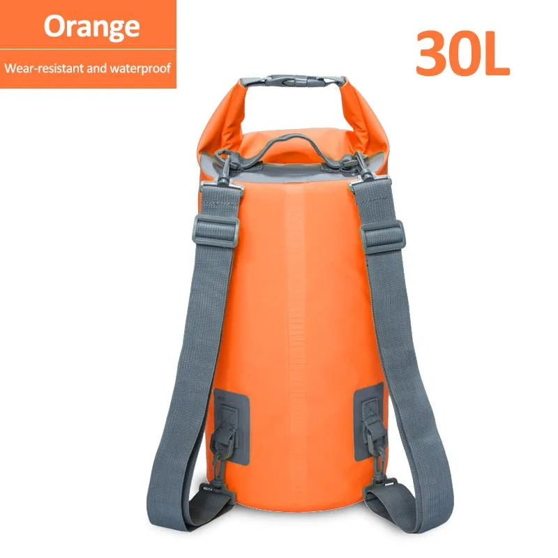 5L/15/30L Outdoor PVC Waterproof Dry Backpack Water Floating Bag Roll Top Sack