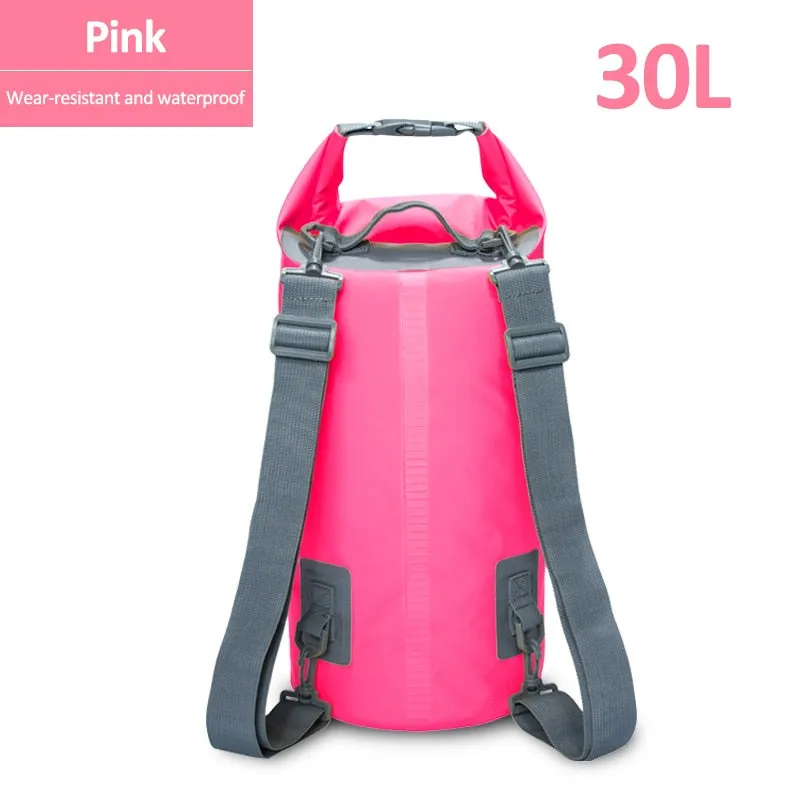 5L/15/30L Outdoor PVC Waterproof Dry Backpack Water Floating Bag Roll Top Sack