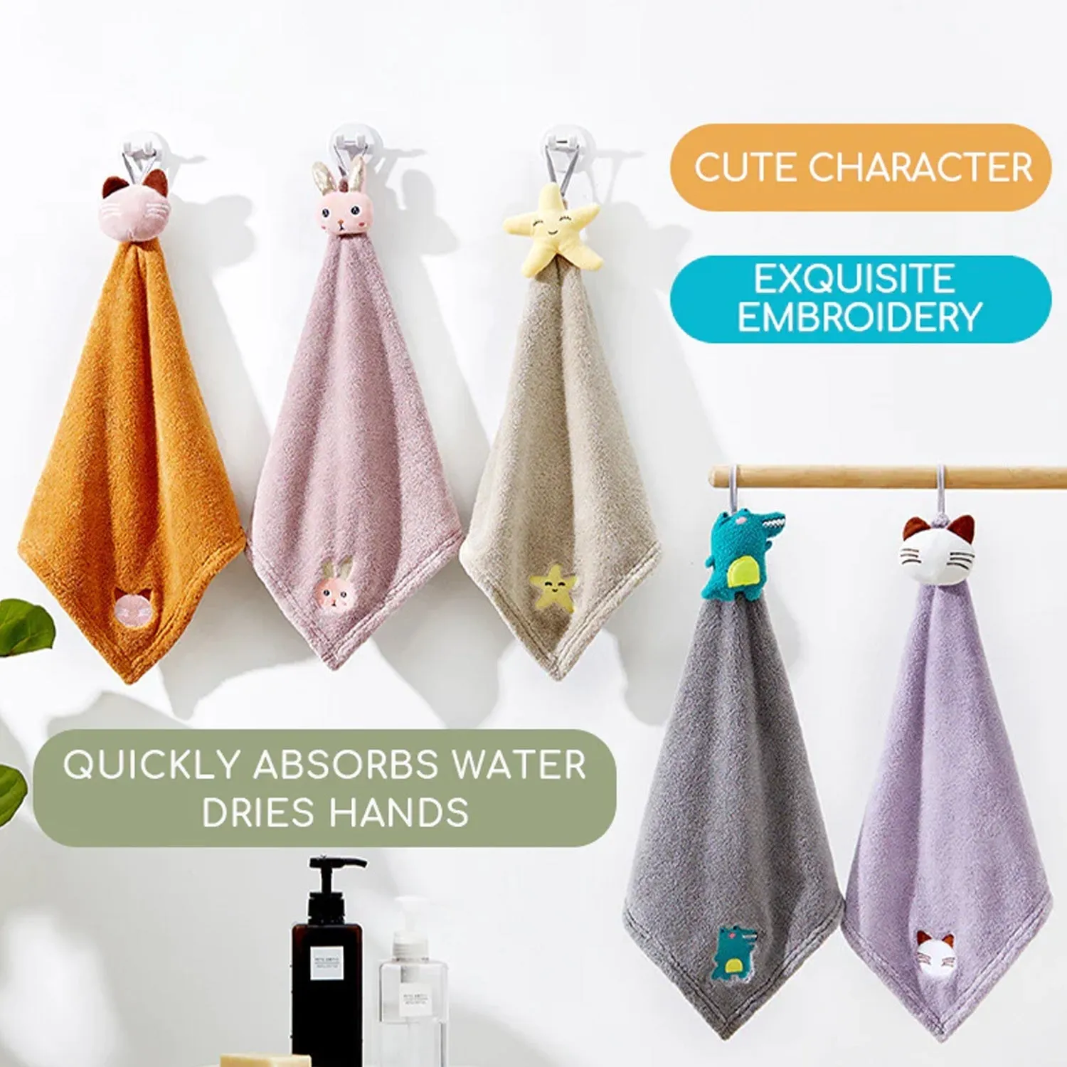 6500 Soft Hand Face Bath Towel Quick Dry Highly Napkin  For Home Use & Multi Use Napkin