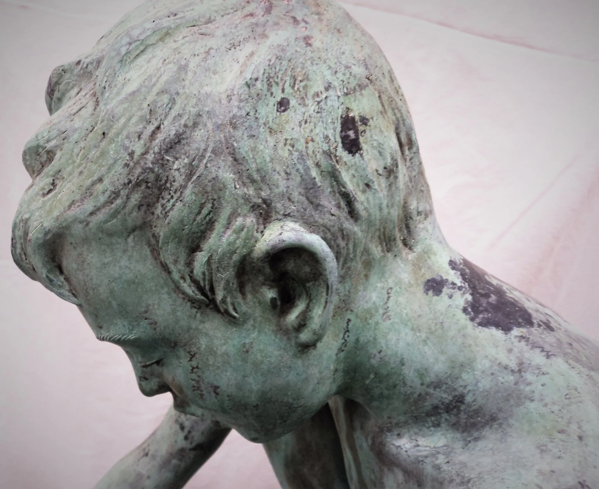 Achille D'Orsi (1845-1922) Zinc Sculpture "Pescatore Di Polpi"