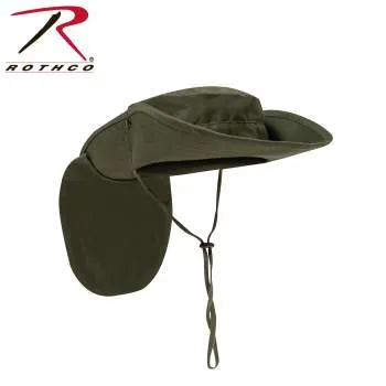 Adjustable Boonie Hat With Neck Cover