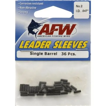 American Fishing Wear Leader Sleeve, Size #2, Black