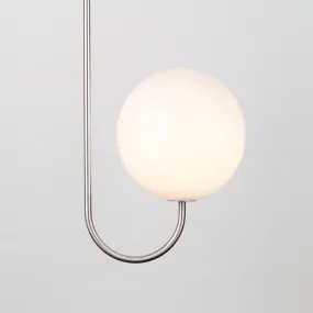 Angle ceiling mounted light - single