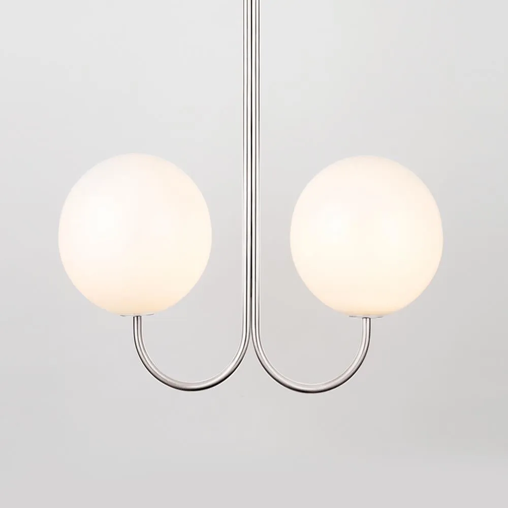 Angle pendant - double