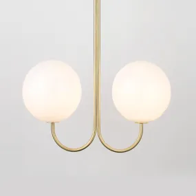 Angle pendant - double