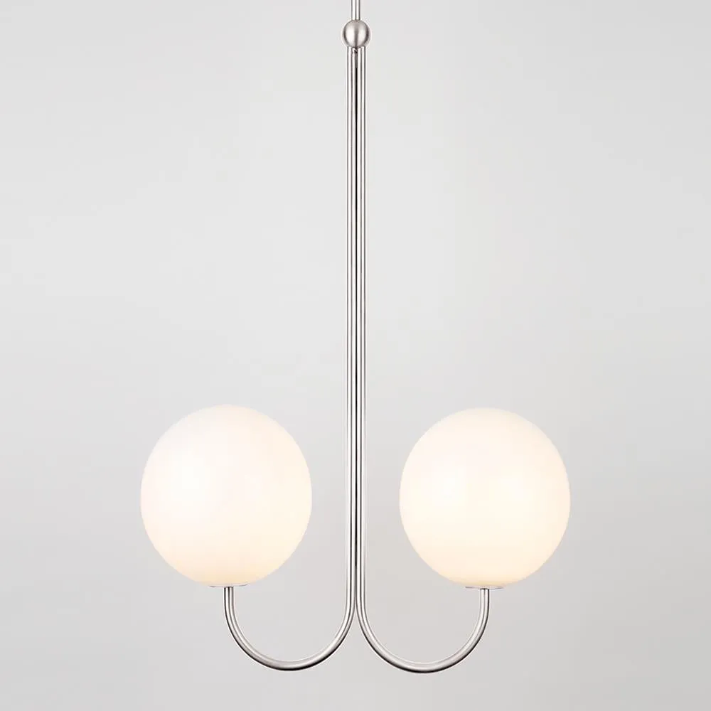 Angle pendant - double