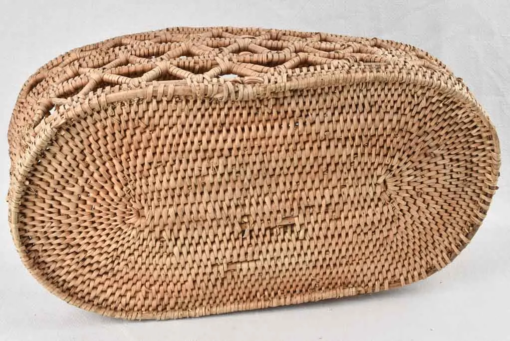 Antique French fishing basket 25½"