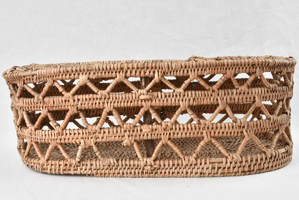Antique French fishing basket 25½"