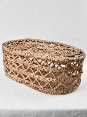 Antique French fishing basket 25½"