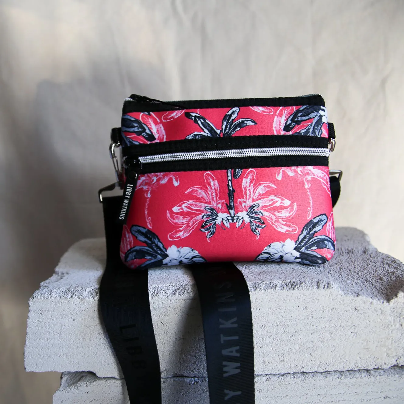 Belt Bag Bag in Banana Bungalow - Coral