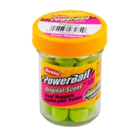Berkley Gulp! Powerbait Trout Nuggets Chartreuse