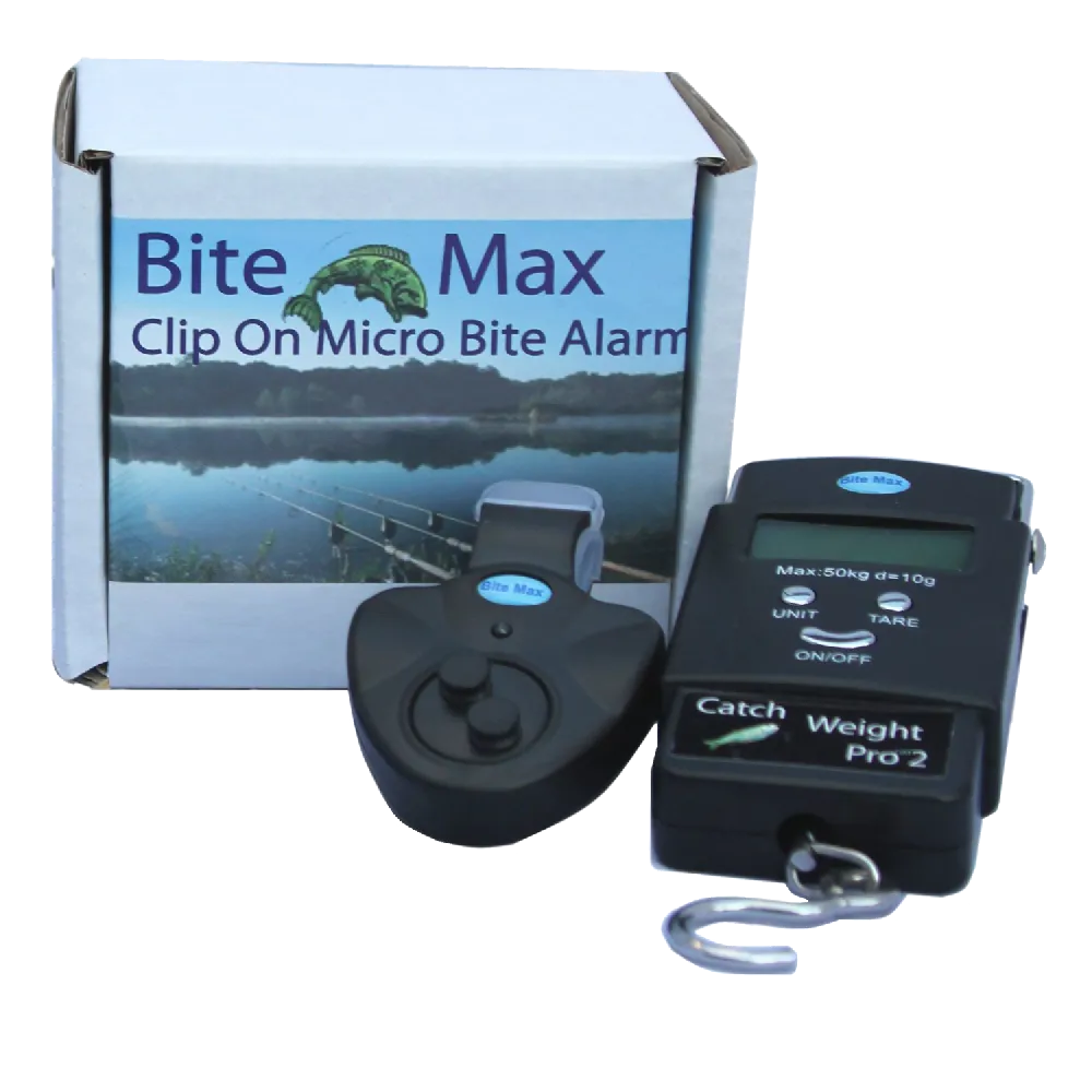 Bite Max Fishing Twin Pack Micro Bite Alarm Indicator