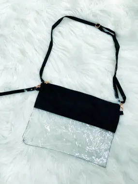Black Stadium Crossbody Bag