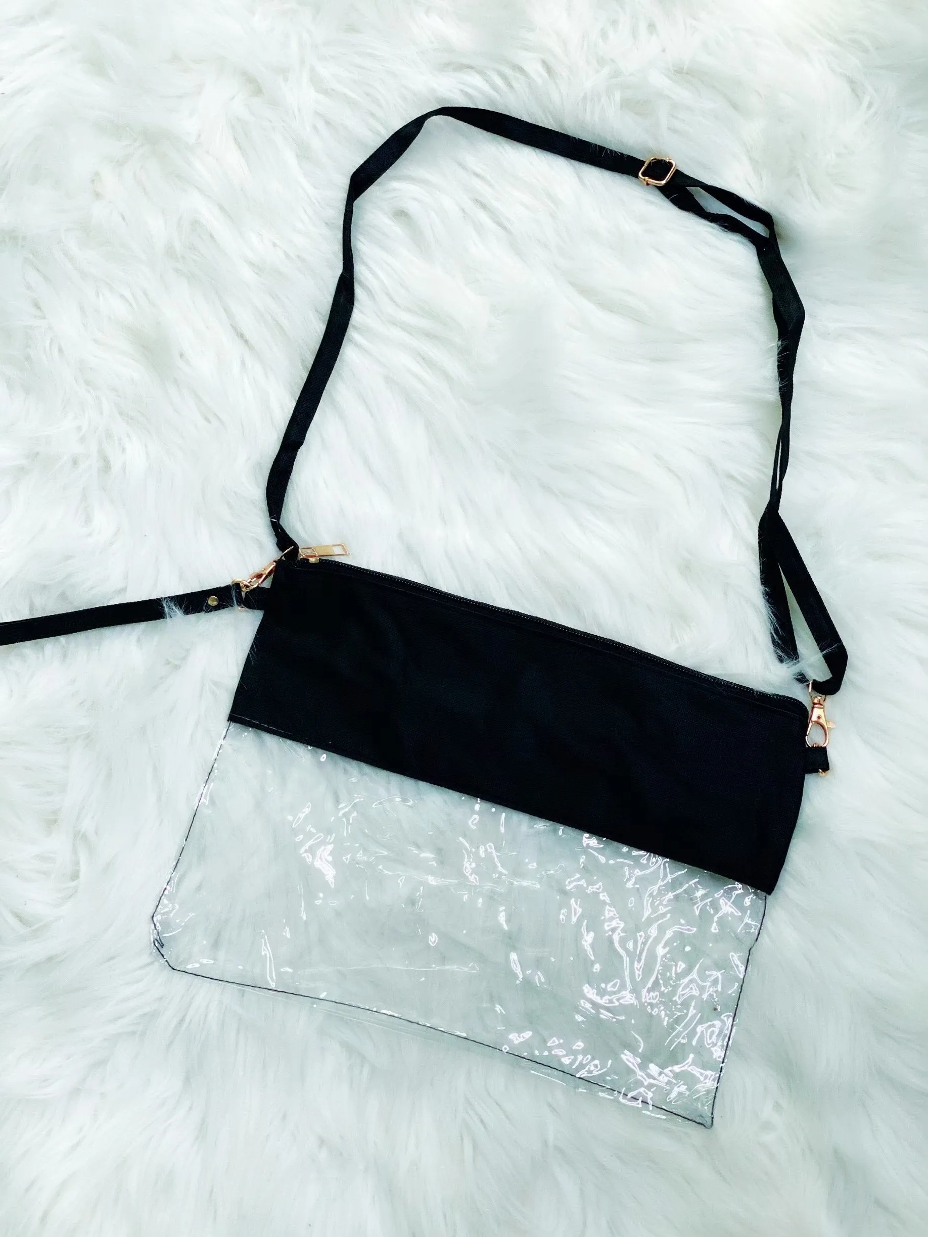 Black Stadium Crossbody Bag