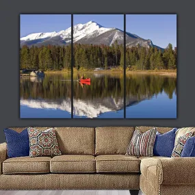 Colorado Lake Canvas Wall Art