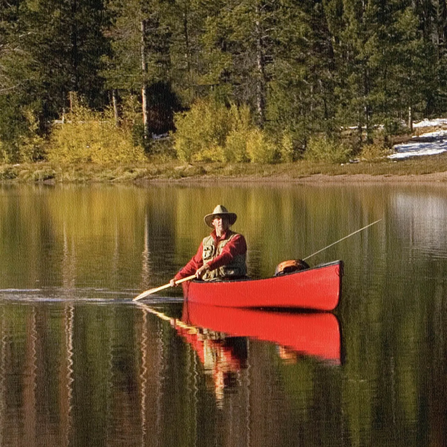 Colorado Lake Canvas Wall Art