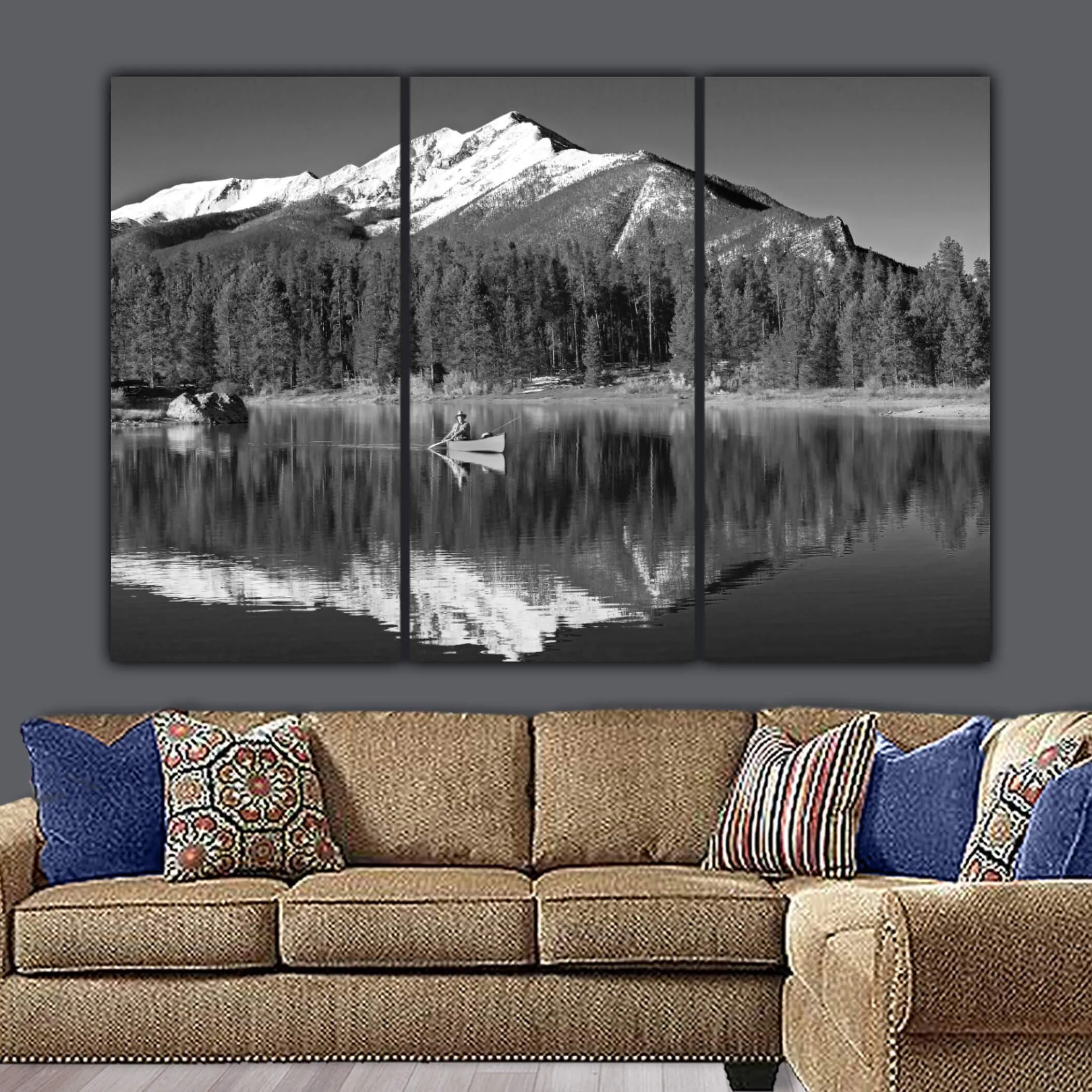 Colorado Lake Canvas Wall Art