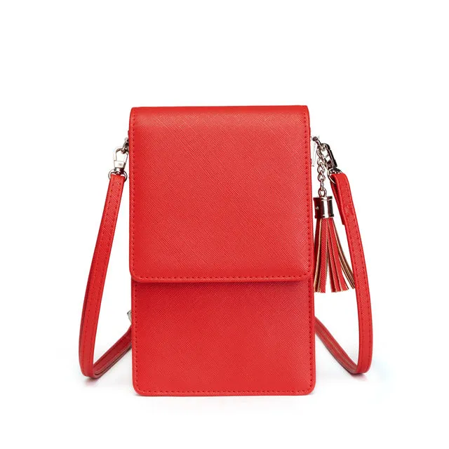 Colorful Cellphone Use Card Holder Shoulder Bag for Women