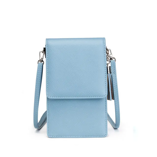 Colorful Cellphone Use Card Holder Shoulder Bag for Women