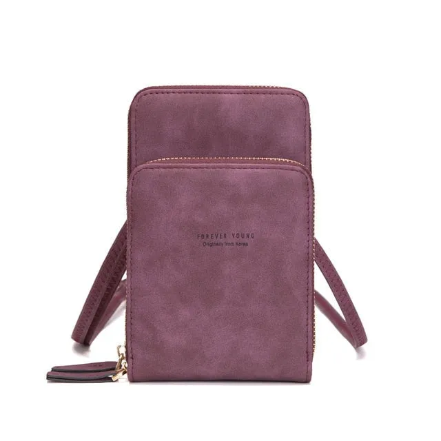 Colorful Cellphone Use Card Holder Shoulder Bag for Women