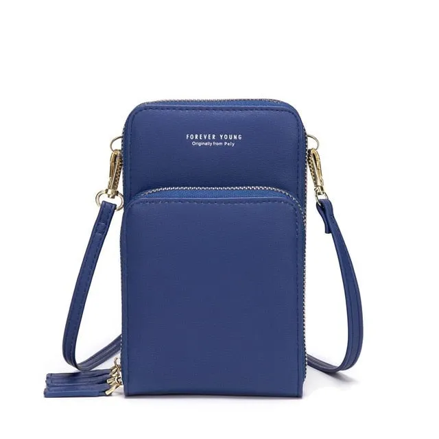 Colorful Cellphone Use Card Holder Shoulder Bag for Women