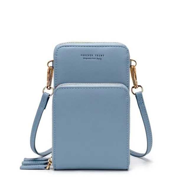 Colorful Cellphone Use Card Holder Shoulder Bag for Women