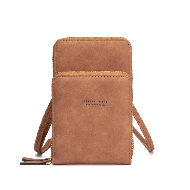 Colorful Cellphone Use Card Holder Shoulder Bag for Women