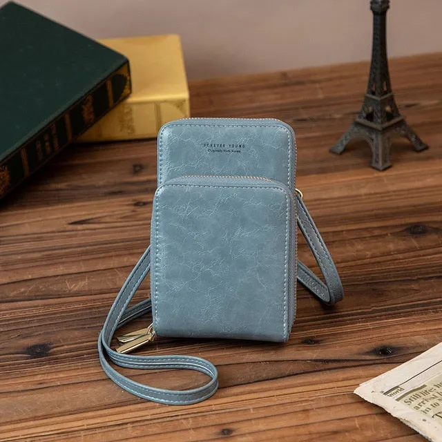Colorful Cellphone Use Card Holder Shoulder Bag for Women
