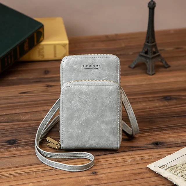 Colorful Cellphone Use Card Holder Shoulder Bag for Women