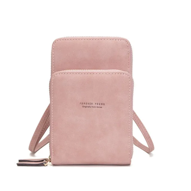 Colorful Cellphone Use Card Holder Shoulder Bag for Women