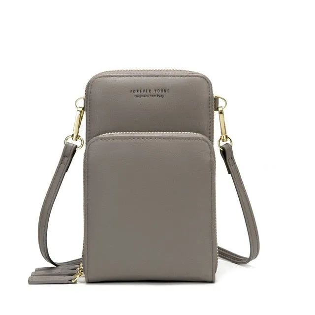 Colorful Cellphone Use Card Holder Shoulder Bag for Women