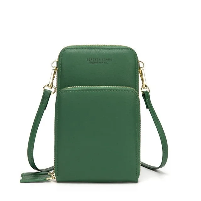 Colorful Cellphone Use Card Holder Shoulder Bag for Women