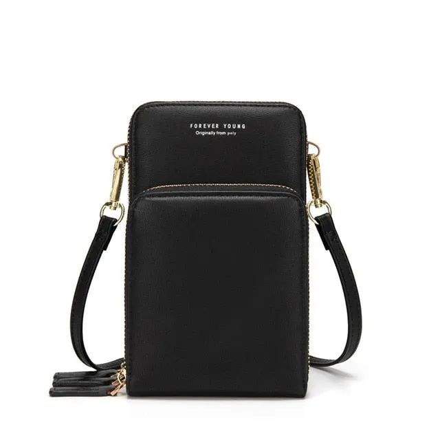 Colorful Cellphone Use Card Holder Shoulder Bag for Women