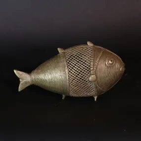 Dokrawork Fish from Orissa - Circa 80 yrs Old