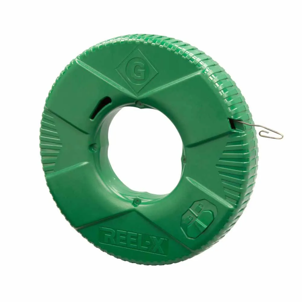 Greenlee FTXS-65BP Greenlee 65' REEL-X 1/8" Steel Fish Tape (Bulk Pack)