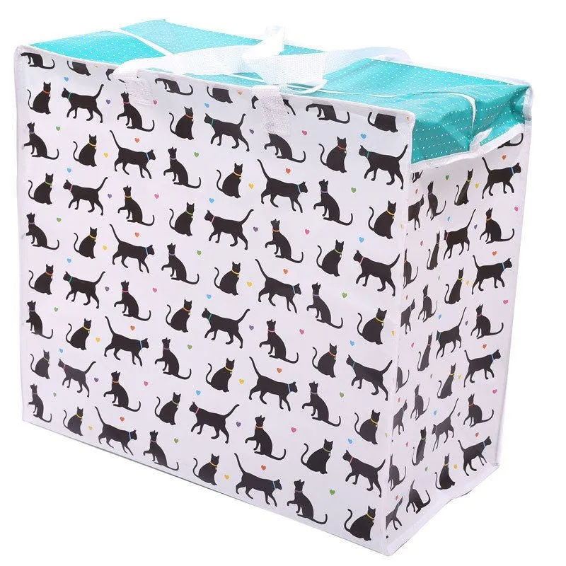 I Love My Cat Design Laundry Storage Bag