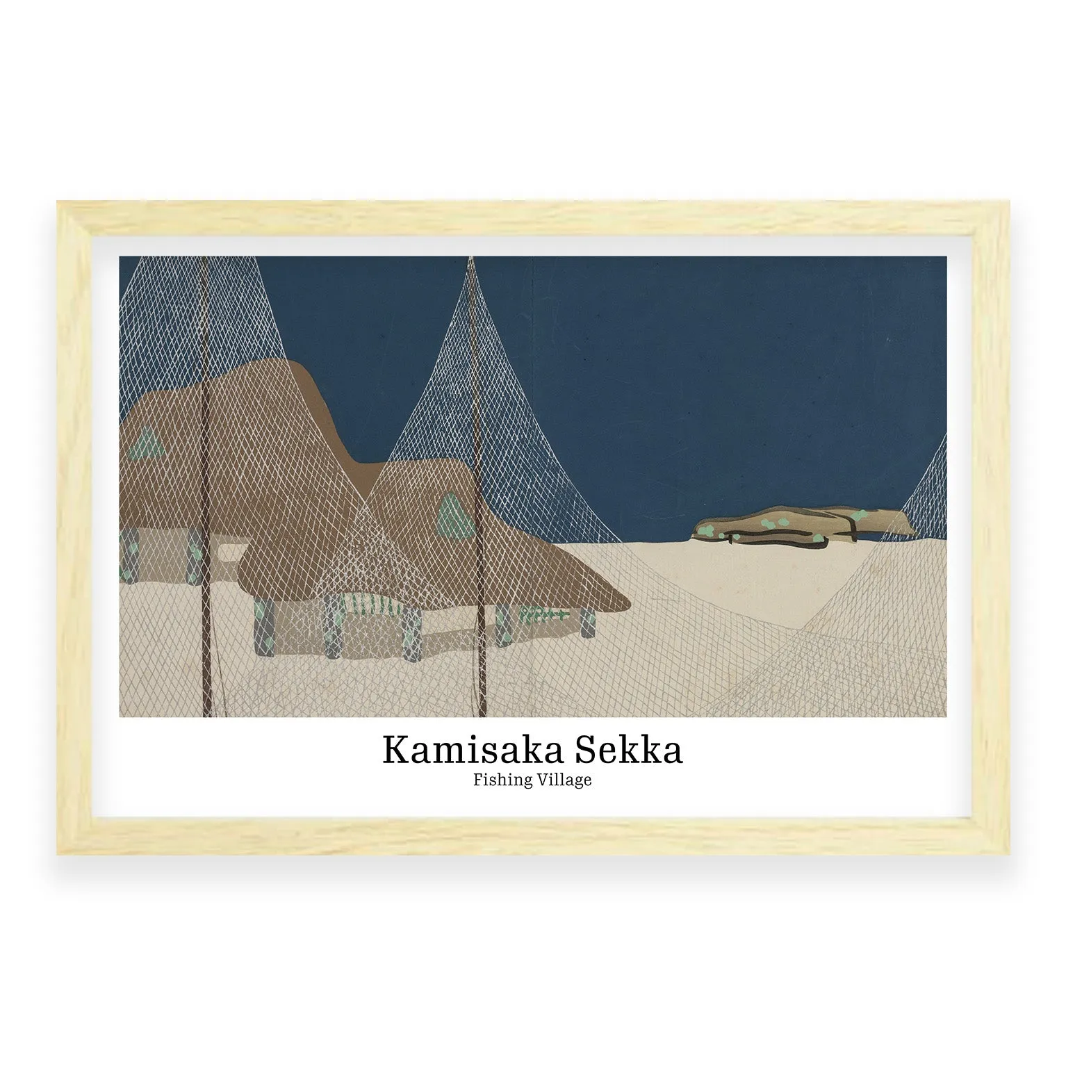 Kamisaka Sekka - Fishing Village