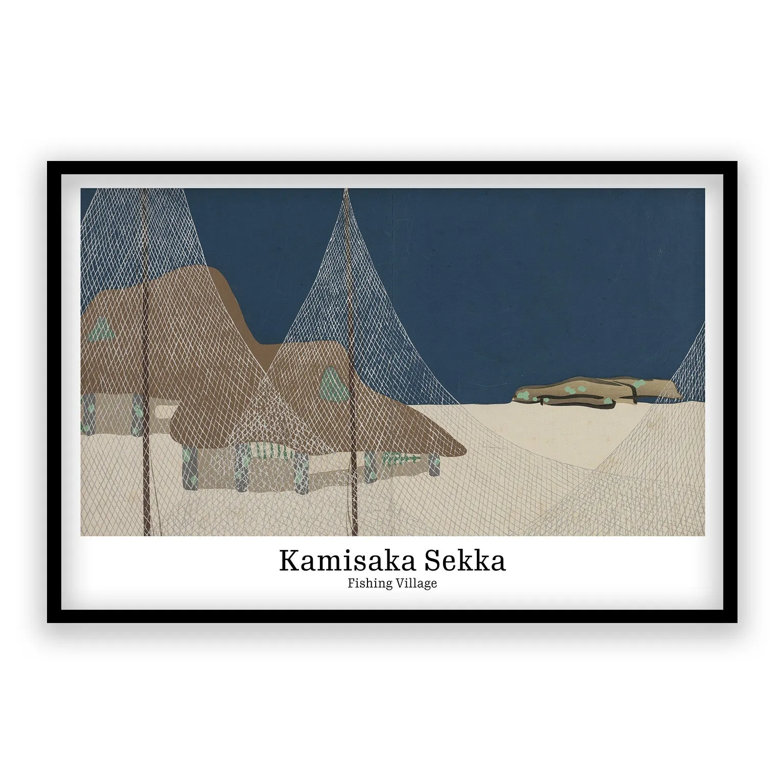 Kamisaka Sekka - Fishing Village