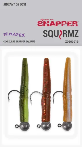 Korum Snapper Squirmz 5cm Mutant