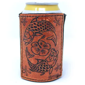 Leather Patch Drink Sleeve - Tarpon Stylin'