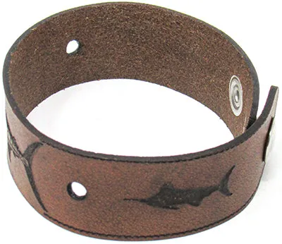 Men's Leather Wristband - The Marlin