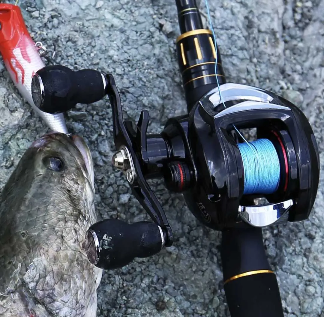 Multiplier Micro Drag Adjustable Reel