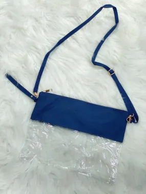 Navy Stadium Crossbody Bag