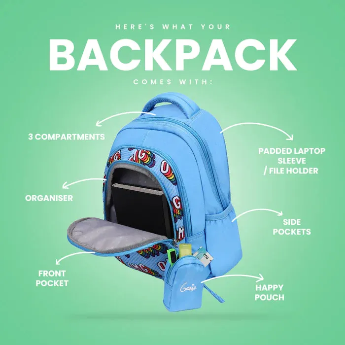 OMG Backpack (Blue/Pink)