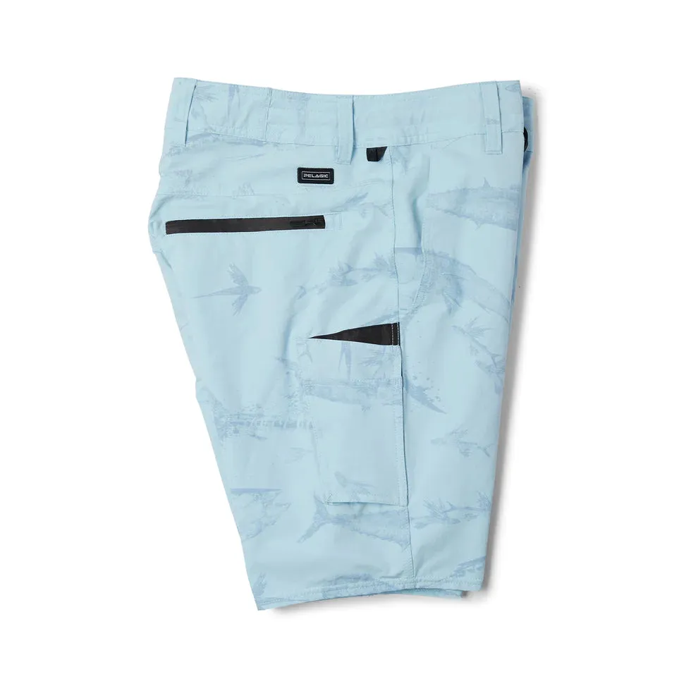 PELAGIC Traverse Gyotaku Hybrid Shorts