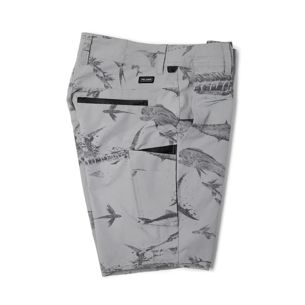 PELAGIC Traverse Gyotaku Hybrid Shorts